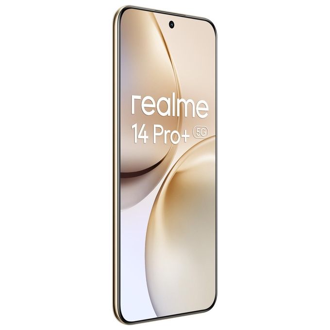 Realme 631011004926 14 Pro+ 5G Smartphone OLED 6.83'' 120Hz 12 GB 512 GB 6000 mAh 80W Ricarica Rapida colore Bianco