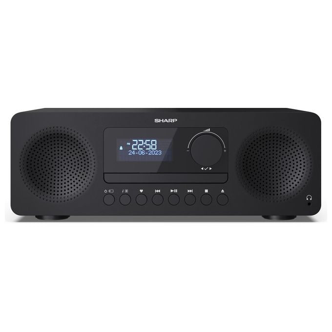 Sharp XL-B720D Microsistema Audio per la Casa 30 W Bluetooth 5.0 DAB+ FM Lettore CD USB colore Nero