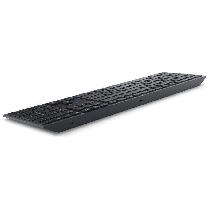 Dell KB900 Premier Tastiera Wireless QWERTY Italiano Bluetooth 5.1 RF 2.4GHz Multi-dispositivo Retroilluminata Ricaricabile colore Grafite
