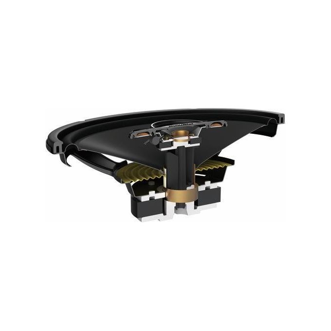 Pioneer TS-A6881F Altoparlanti Coassiali per Auto 4 Vie 6x8'' 350W 80W RMS 4 Ohm 90 dB Coppia colore Nero