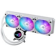 ASUS 90RC00T2-M0UAY0 ROG Strix LC III Kit di raffreddamento a liquido per CPU Pompa Asetek Gen7 v2 3 ventole da 120 mm ARGB colore Bianco