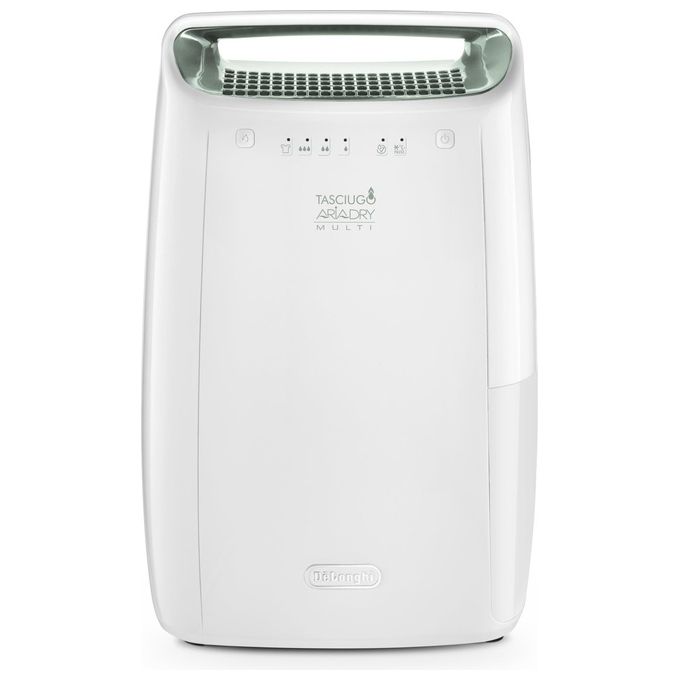 De'Longhi DEX212SF Tasciugo AriaDry Multi Deumidificatore 12 l-24h 55 m² 36 dB Filtro Antiallergico Carboni Attivi colore Bianco