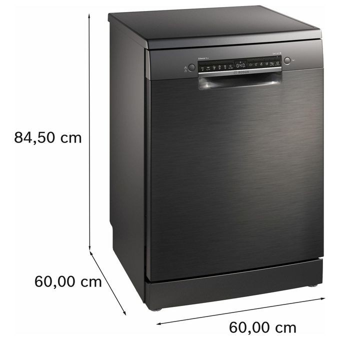 Bosch SMS4EMC06E Serie 4 Lavastoviglie Libera installazione 14 coperti Classe B 42 dB EcoSilence VarioDrawer (85x60x60 cm) colore Nero