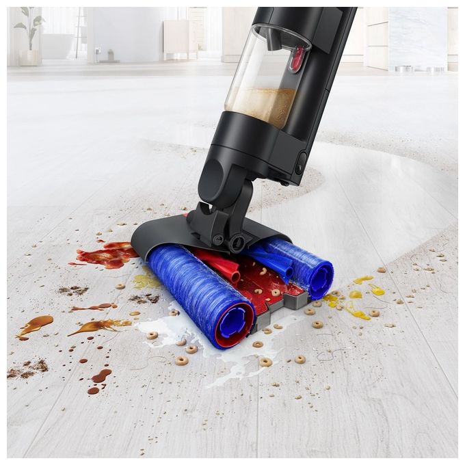 Dyson WR01 Wash G1 Aspirapolvere Lavapavimenti a Batteria Senza Sacco 1 L autonomia 35 min display LCD colore Nero Blu