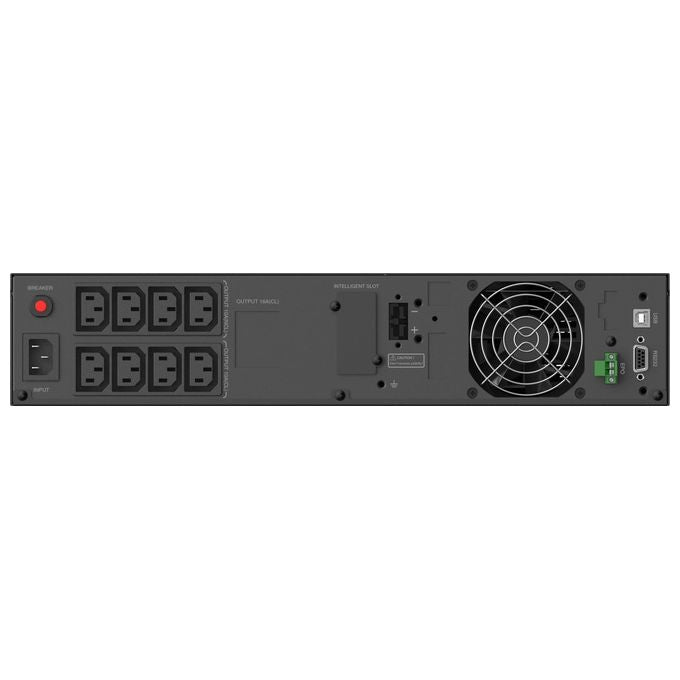 Conceptronic ZEUS51E2K Gruppo di Continuita' UPS Doppia Conversione Online 2 kVA 2000 W 8 Prese C13 USB RS232 EPO colore Nero
