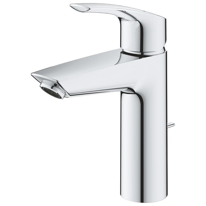 GROHE 23322003 Eurosmart Miscelatore monocomando per lavabo Taglia M con cartuccia SilkMove 28 mm e tecnologia Water Saving colore Cromo