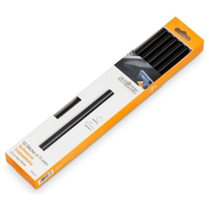 Steinel Stick di Colla Nera con Diametro di 11mm 10 Pezzi