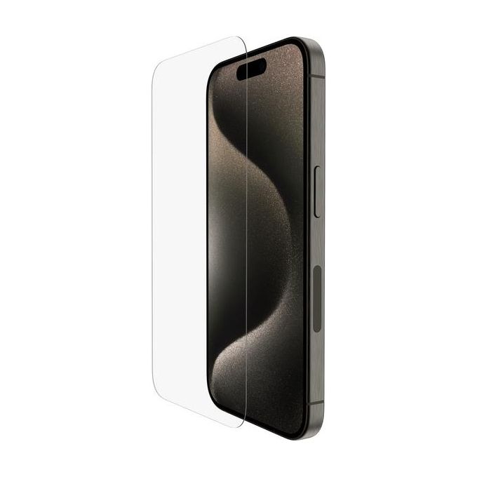 Belkin Screenforce UltraGlass2 Antimicrobico per iPhone 15 Pro