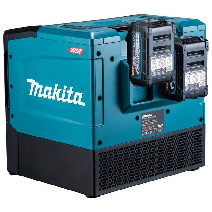 Makita MW001GZ Microonde Cordless 8 L 500 W con Display LED e Controllo Elettronico colore Nero Verde