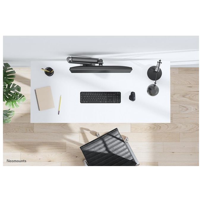 Neomounts 14793741000 NEXT Core Braccio porta-monitor full motion 17-42'' 15 Kg VESA 75x75 100x100 mm molla a gas rotazione 360° colore Nero