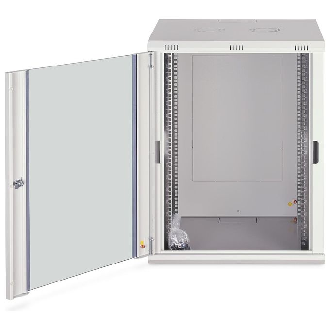 Digitus DN-19 16U-6-6-EC Serie Dynamic Basic Custodia a Parete 16U Capacita' 60 Kg IP20 Vetro Acciaio colore Grigio