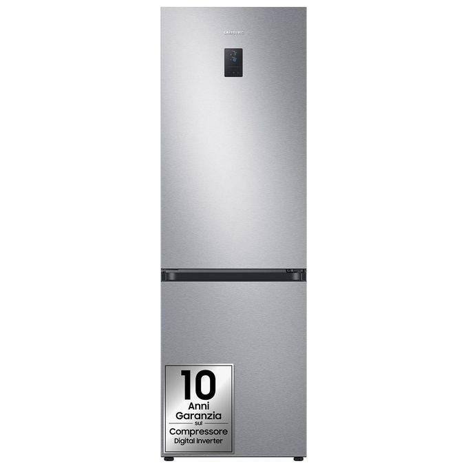 Samsung RB34C675DSA EcoFlex AI Frigorifero Combinato 344 L 185 cm Classe D 35 dB No Frost Wi-Fi Display Touch colore Acciaio Inossidabile