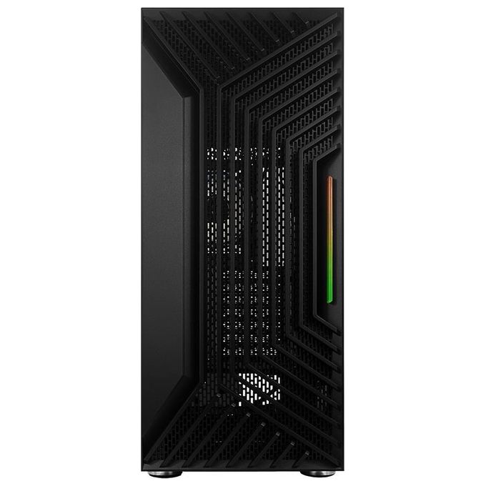 Noua CS0222PW-F18K589 Ne-o F18 Case Mid Tower ATX E-ATX Vetro Temperato Ventola PWM ARGB Strip LED colore Nero