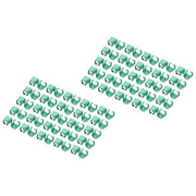 Digitus Confezione 100 Pezzi Clip Colorate per Cavi di Rete Verde
