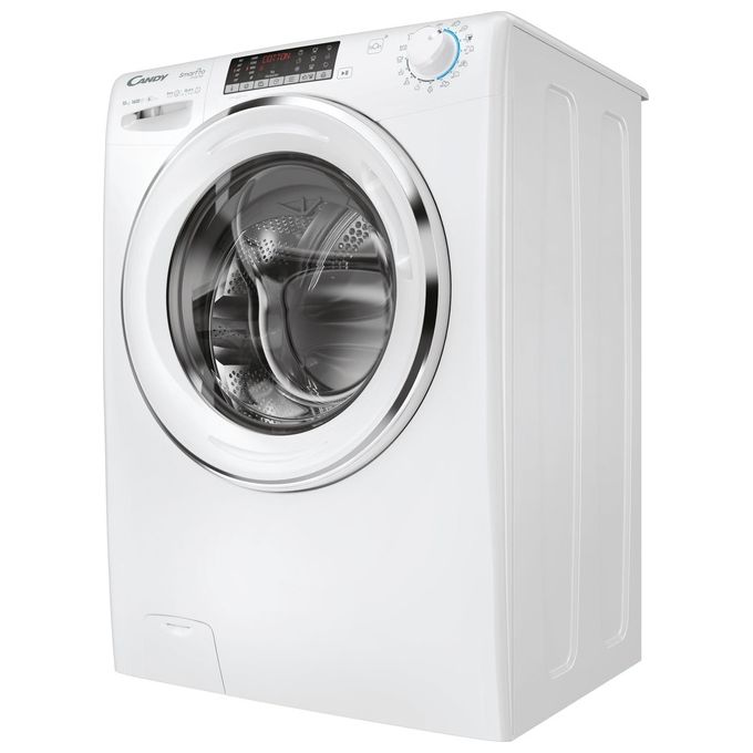 Candy CSO 6106TWMC-1-S - Lavatrice Caricamento Frontale 10 kg, 1600 rpm, Classe A, Wi-Fi + Bluetooth, 16 programmi, (85x60x53 cm), Bianco