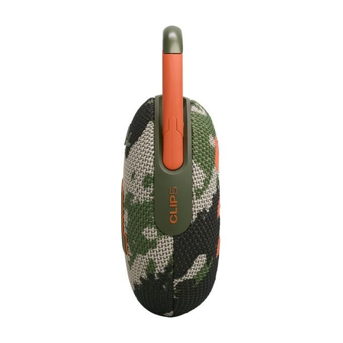 JBL JBLCLIP5SQUADAM Clip 5 Altoparlante Bluetooth Portatile 7 W IP67 Moschettone Integrato Autonomia 12 h colore Mimetico