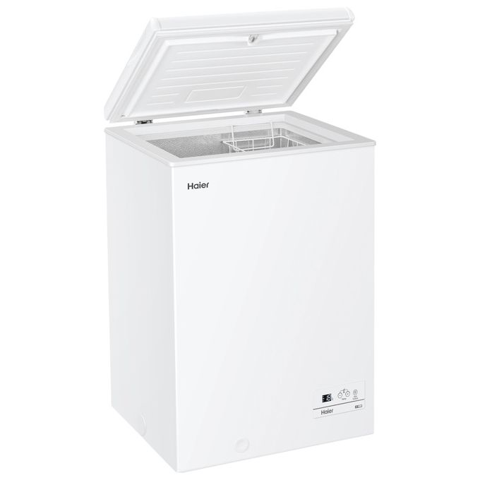 Haier HCE100E Chest Serie 3 Congelatore a Pozzetto 97 L 84,5 cm Classe E 39 dB Congelamento Rapido colore Bianco