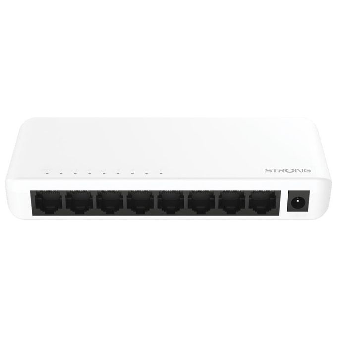 Strong SW 8000P Desktop Switch 8 Porte Gigabit Metal