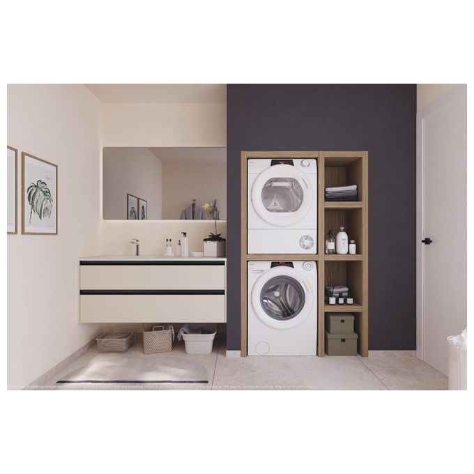 Candy RapidÓ ECO, Lavatrice 9kg, 1400 giri, Classe A, Bianco, RO 496DWM7-1-S