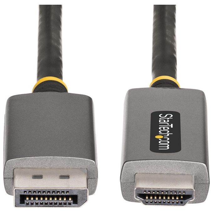 StarTech 133DISPLAYPORTHDMI21 Cavo adattatore DisplayPort HDMI 2 m 8K 60Hz 4K 144Hz HDR10 colore Grigio