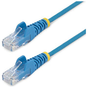 StarTech.com Cavo di Rete Ethernet Snagless CAT6 da 2,5mt Cavo Patch Antigroviglio Slim RJ45 Blu