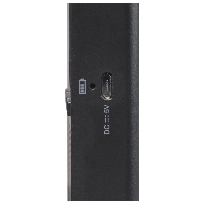 Denver DAH-126 Radio Portatile DAB+ FM Digitale Batteria 1800 mAh 8h Display LCD 1.8'' 2 Sveglie colore Nero