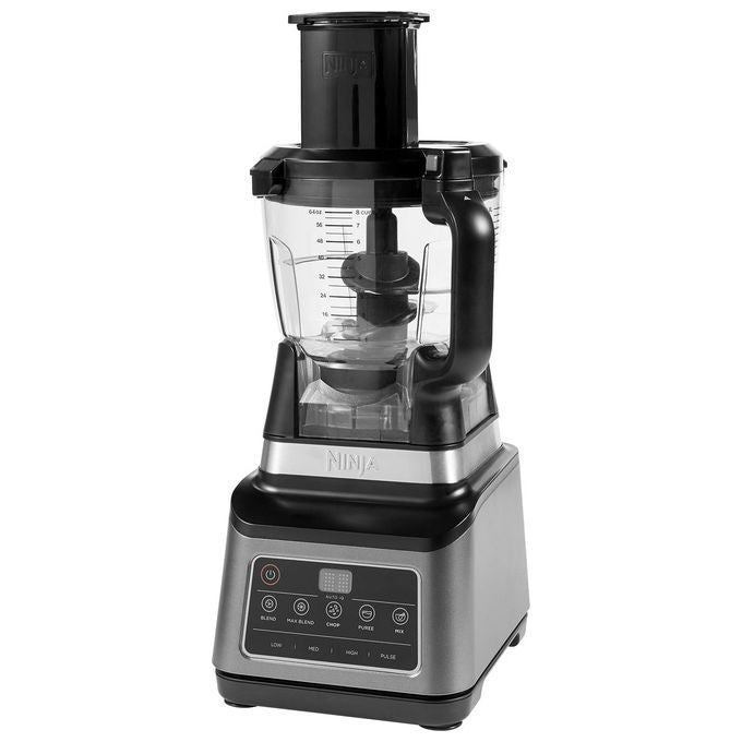 Ninja BN800EU Robot Da Cucina 3-In-1 Con Auto-iQ 1200 W Ciotola Da 1.8 Litri Caraffa Da 2.1 L Bicchiere Da 0.7 L 2.1 Litri Nero Argento