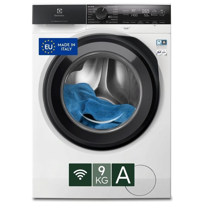 Electrolux EW7F49GY SteamCare Lavatrice Libera Installazione 9Kg Bianco