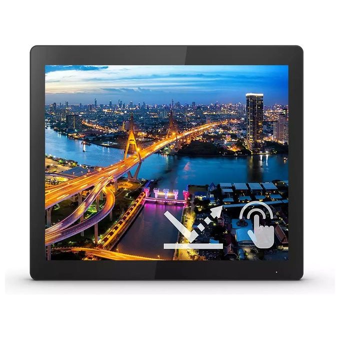Philips 172B1TFL B Line Monitor Touch 17'' LED TN 1280x1024 Multi-touch 10 punti 400 cd-m² 4 ms colore Nero