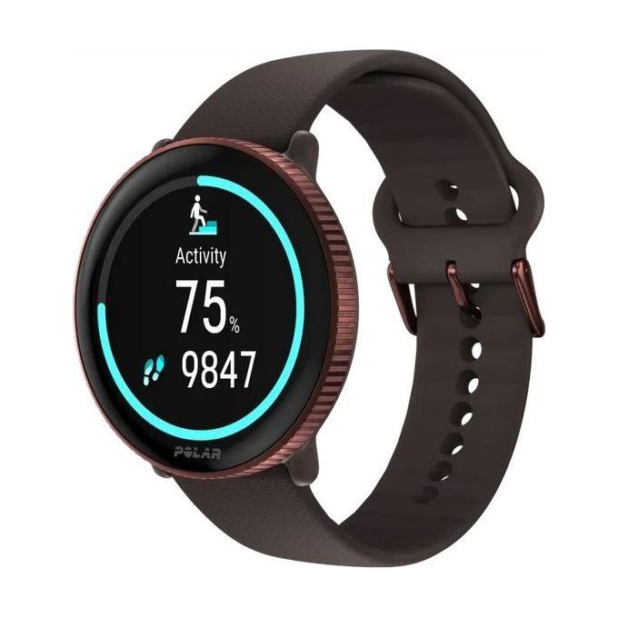 Polar 900110028 Ignite 3 Smartwatch Display AMOLED 43 mm GPS Touch screen 416 x 416 Pixel colore Marrone
