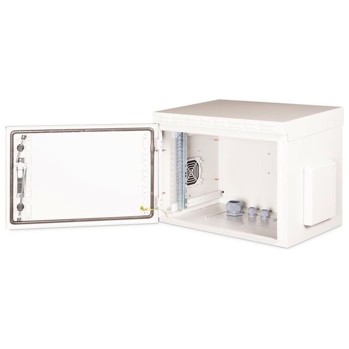Digitus DN-19 07U-I-OD Armadio di rete per esterni 19 pollici 7U IP55 profondita' 450 mm carico max 100 Kg colore Grigio