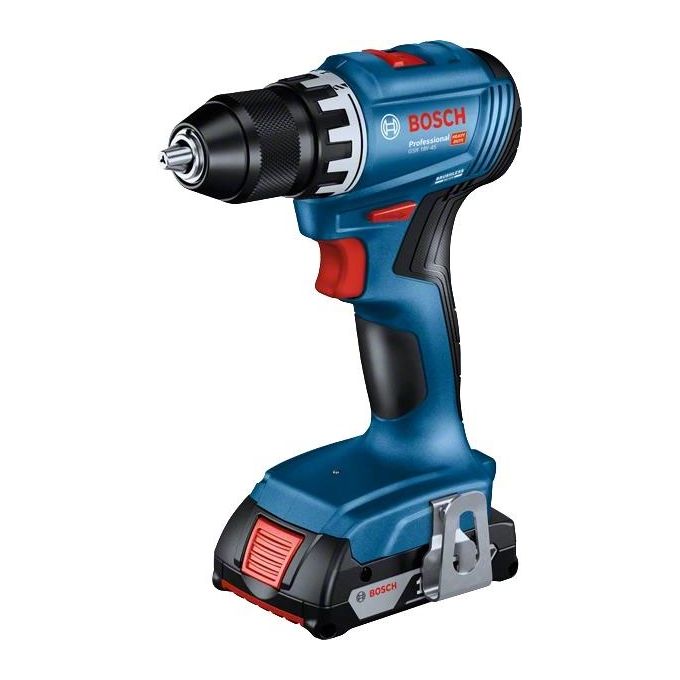 Bosch Professional 06019K3203 GSR 18V-45 Trapano Avvitatore a Batteria Motore Brushless 45 Nm 2 Batterie 2,0 Ah 1900 giri-min L-BOXX colore Nero