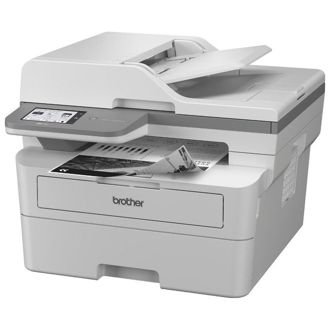 Brother MFC-L2960DW Stampante Multifunzione Laser A4 Mono 34 ppm 1200x1200 DPI Wi-Fi Duplex ADF 50 fogli colore Bianco