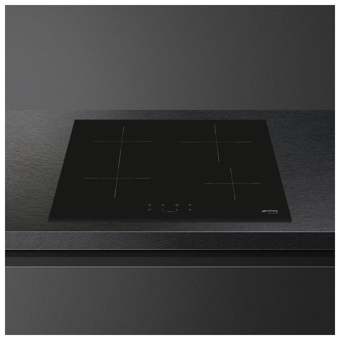 Smeg SI1B2642D Piano cottura a induzione 60 cm 4 zone booster touch comandi frontali colore Nero