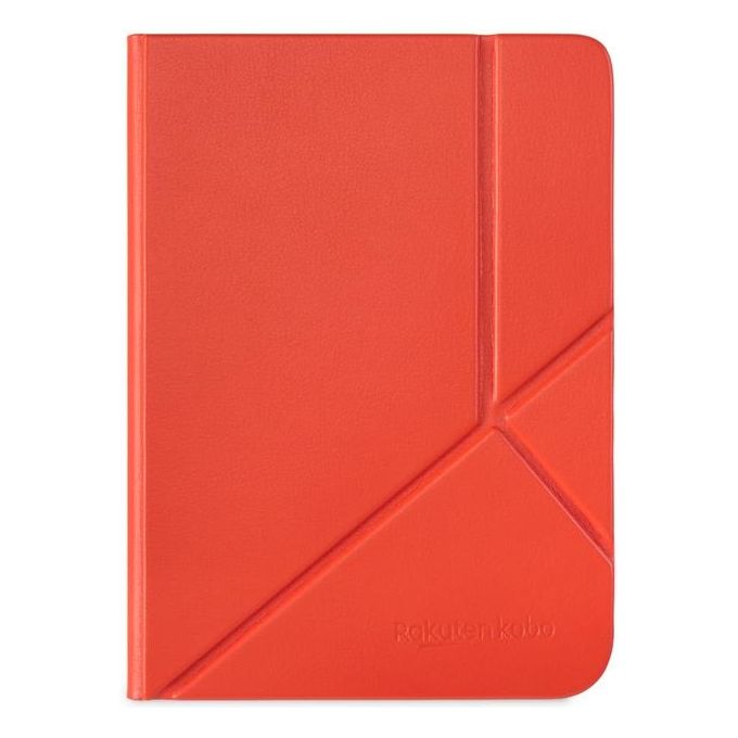 Kobo N365-AC-RD-E-PU SleepCover Custodia a libro per Clara Colour BW 6'' Funzione Stand colore Rosso