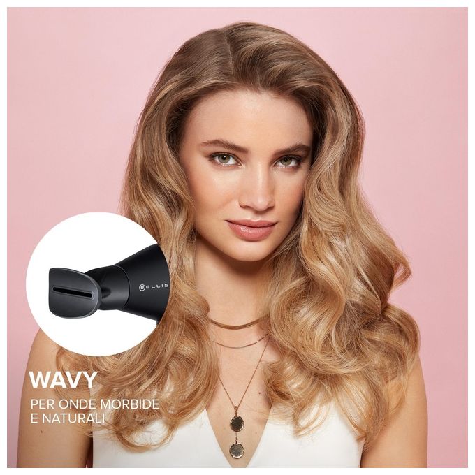 Bellissima 11826 Creativity 4 You Asciugacapelli 1800 W Ioni 2 velocita' 3 temperature 4 accessori colore Nero