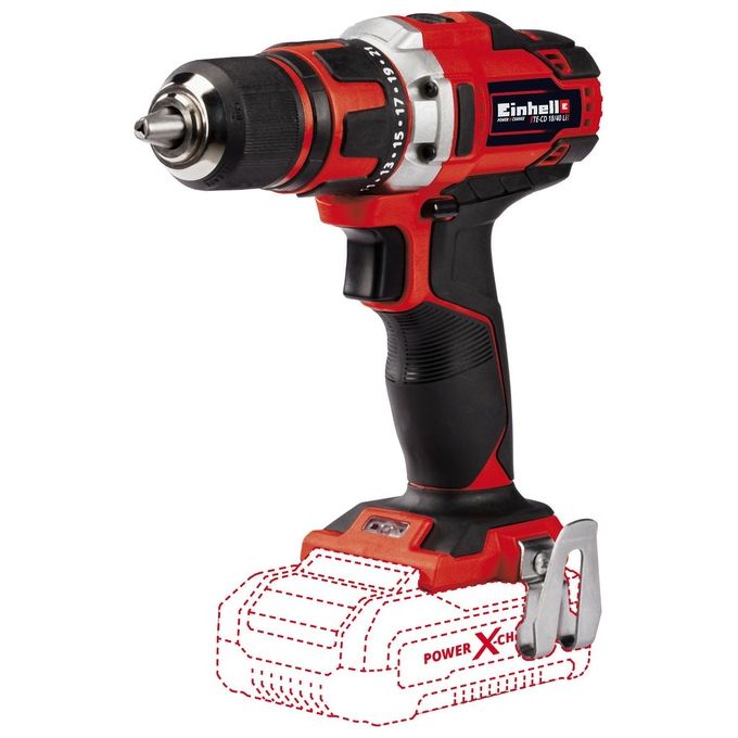 Einhell TE-CD 18-40 LI-SOLO Trapano Avvitatore a Batteria 18V 40 Nm 13 mm 2 velocita' senza batteria colore Nero
