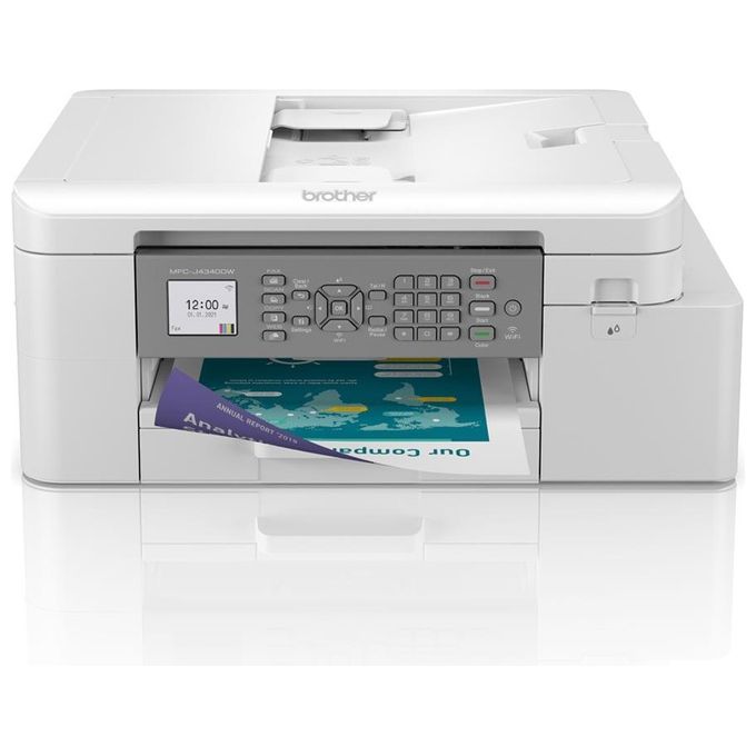 Brother MFC-J4340DWE Stampante Multifunzione Inkjet A4 4 in 1 Wi-Fi Duplex ADF 20 fogli Vassoio 150 fogli colore Bianco