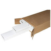 Link Confezione 6 Canaline Passacavi in Pvc 60x25mm 1mt xon Coperchio Scorrevole Bianco 6mt in Totale