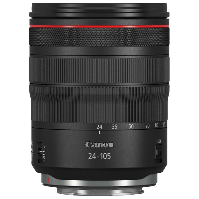 Canon 2963C005 Obiettivo RF 24-105mm f-4 L IS USM Zoom Standard Apertura Costante f-4 Stabilizzatore Ottico 5 Stop Nano USM colore Nero