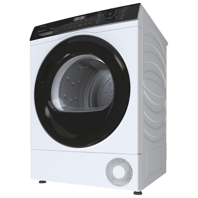 Haier HD90-A3939E-IT I-Pro Serie 3 Asciugatrice Pompa di Calore 9 Kg Classe C Inverter Wi-Fi I-Refresh (85x60x67 cm) colore Bianco