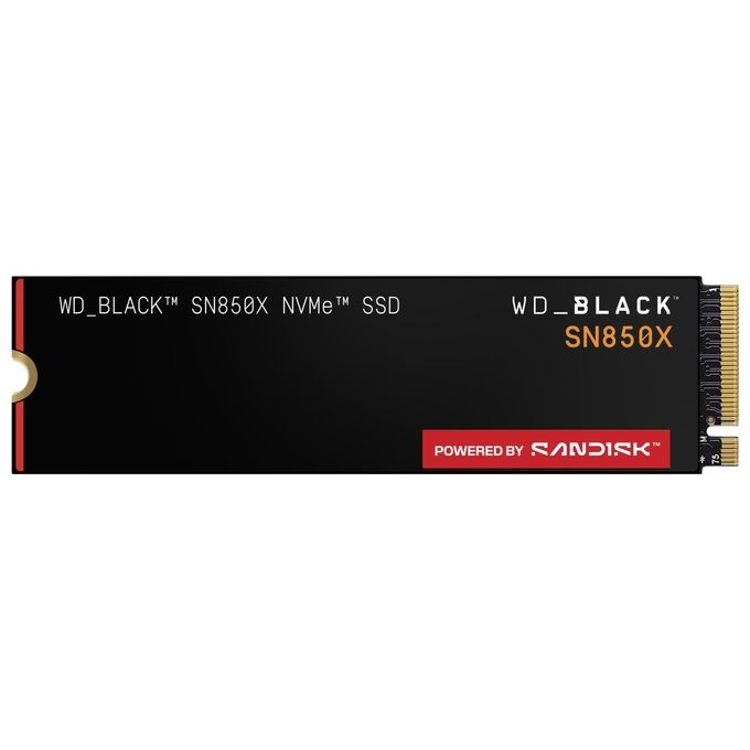 Western Digital Black SN850X SSD NVMe M.2 PCIe 4.0 4TB per PC - Velocita' 7300 MB-s