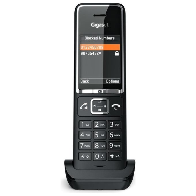 Gigaset 550 HX Comfort Telefono Cordless DECT Vivavoce HD Display 2.2'' Rubrica 200 voci colore Nero