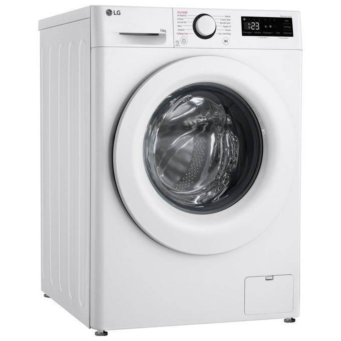 LG AI DD F4R3010NSWW Lavatrice Classe A -10% Carica Frontale Serie R3 Lavatrice 10kg 1400 giri AIWash Lavaggio a vapore Motore Direct Drive Smart Diagnosis Libera installazione Bianca
