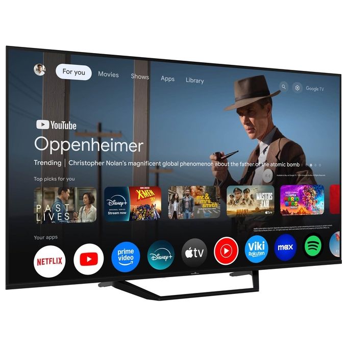 Smart Tech 50QG06K QLED TV 50 pollici Google TV UHD 4K colore Nero