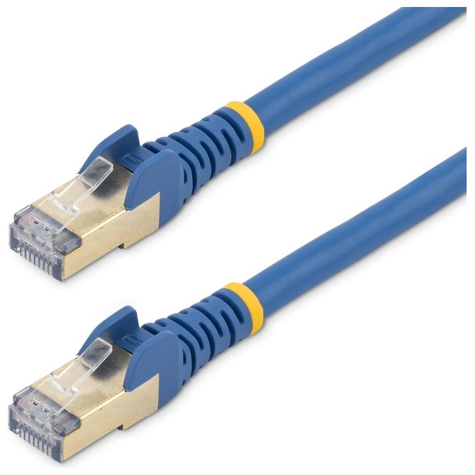 Startech Cavo di Rete Ethernet Schermato Cat6a Stp da 3mt Blu