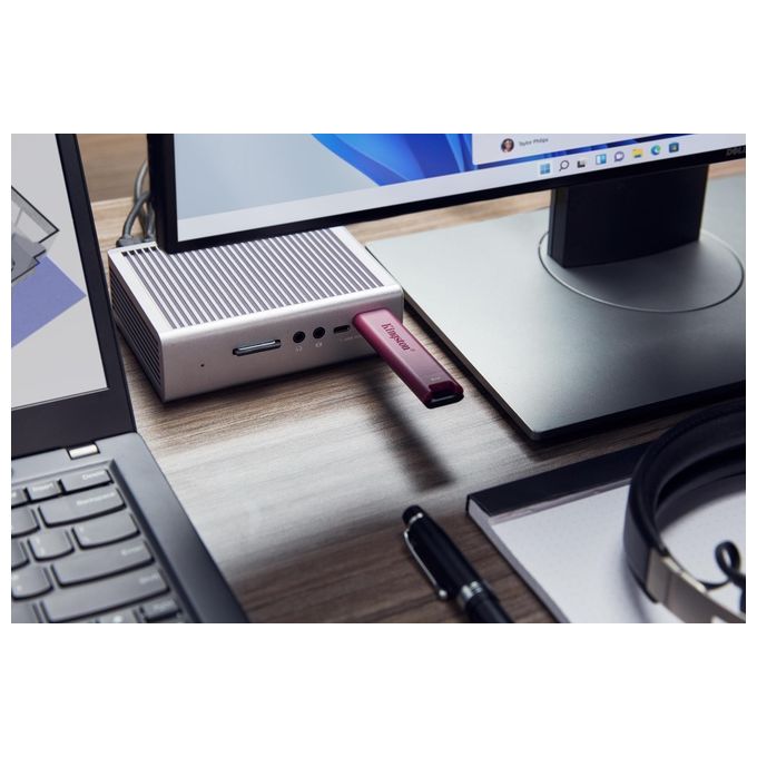 Kingston DTMAXA-1TB DataTraveler Max Unita' Flash USB 3.2 Gen 2 Capacita' 1000 GB Velocita' Lettura fino a 1000 MB-s Scrittura fino a 900 MB-s colore Rosso