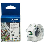 Brother CZ-1001 Nastro a Lunghezza Continua Originale Larghezza di 9mm per Stampante di Etichette a Colori VC-500W