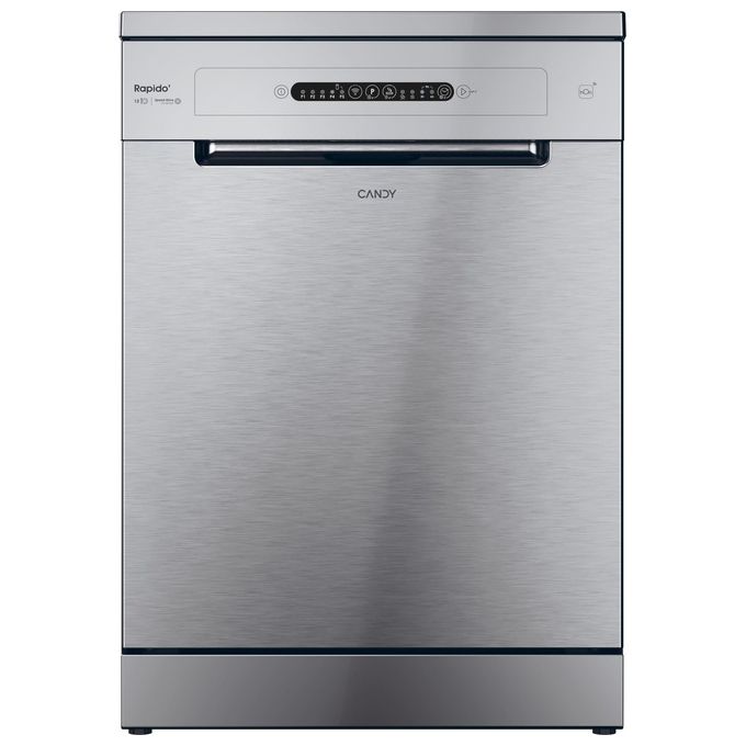 Candy CF 3C7L0X Rapido Lavastoviglie Libera Installazione 13 coperti Classe C Wi-Fi Motor Inverter 47 dB (82x60x60 cm) colore Inox