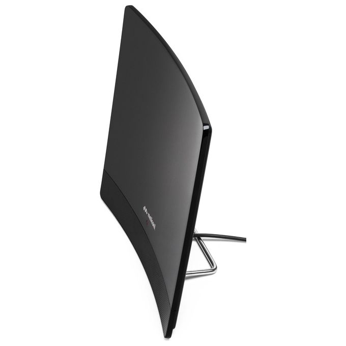 Meliconi AT 52 R1 USB Antenna TV Interna Amplificata DVB-T2 HEVC DAB+ Filtri 4G 5G 1 dB colore Nero